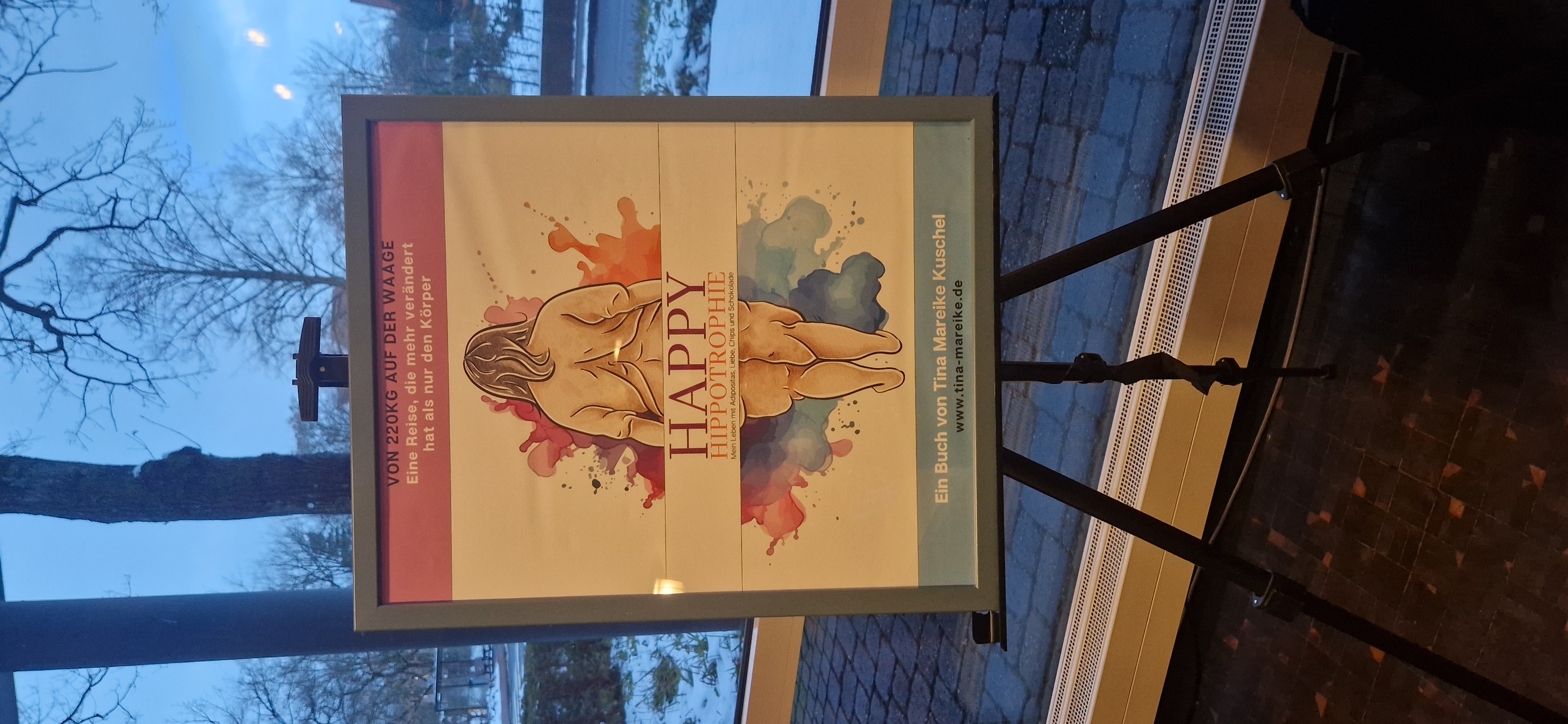 Lesung Happy Hippotrophie mit Tina Mareike Kuschel Adipositas Selbsthilfegruppe