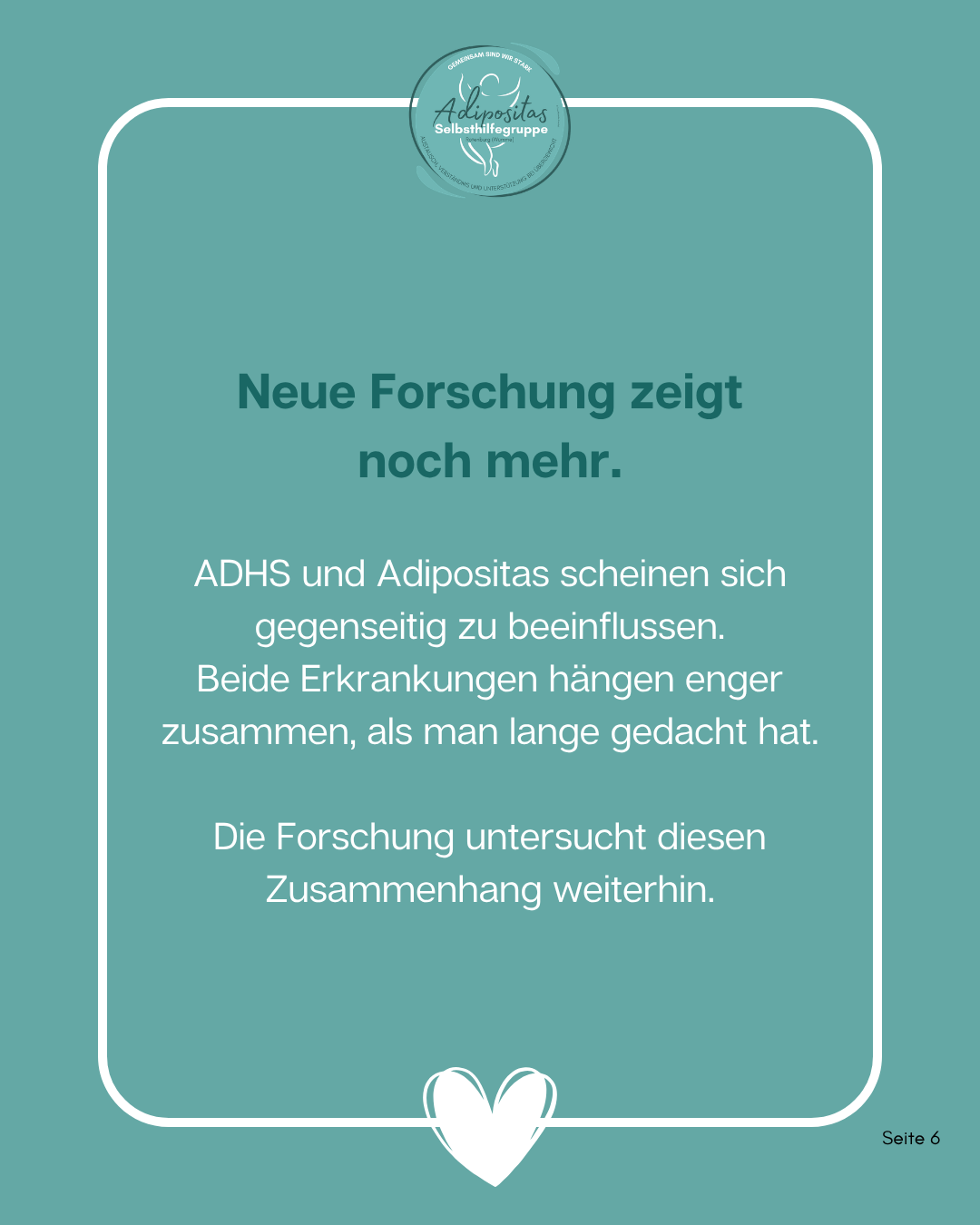 ADHS und Adipositas Adipositas Selbsthilfegruppe Rotenburg Wümme