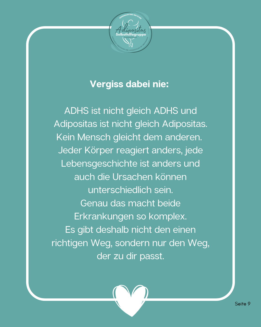 ADHS und Adipositas Adipositas Selbsthilfegruppe Rotenburg Wümme