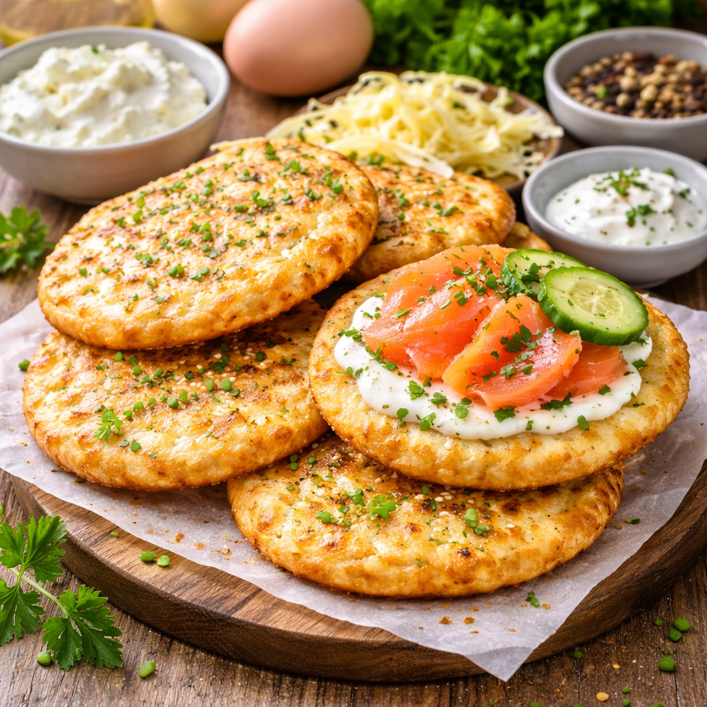 Hüttenkäse Fladen Low Carb